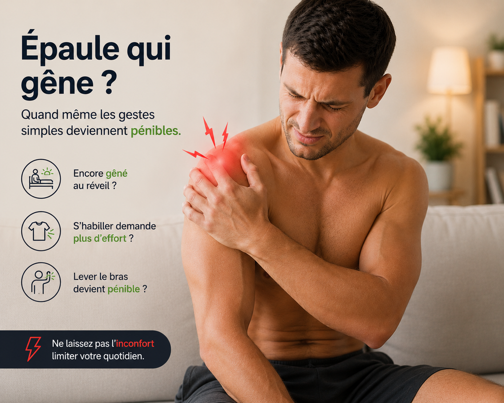 ÉpauleActive™ - Support d'Épaule à Compression Active